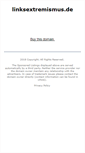 Mobile Screenshot of linksextremismus.de